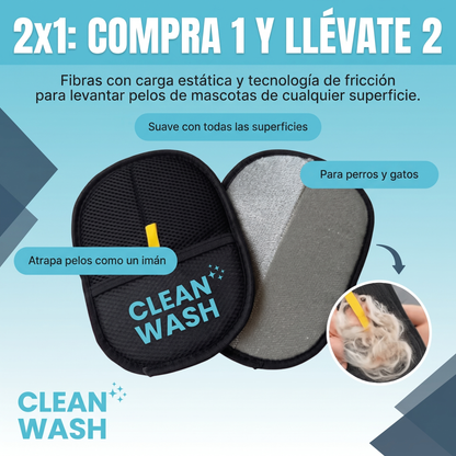 CleanWash® Guante Quitapelos