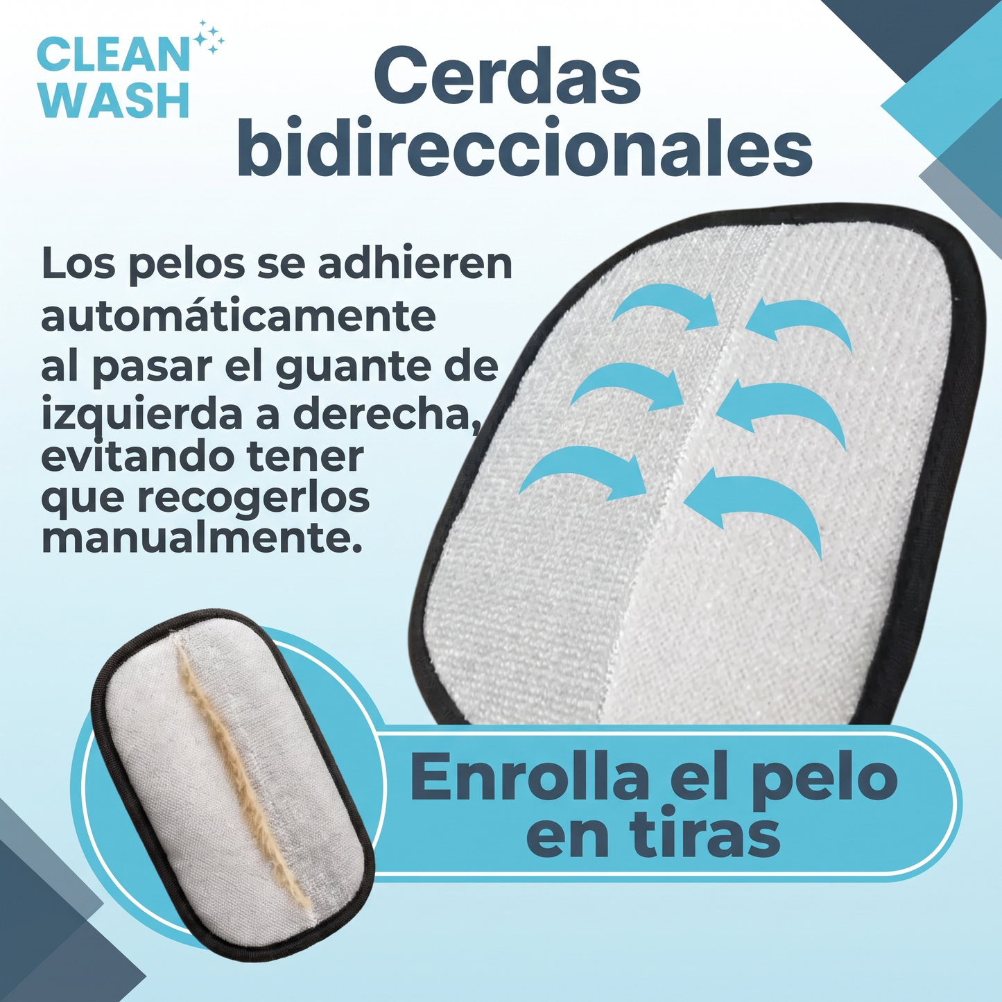 CleanWash® Guante Quitapelos